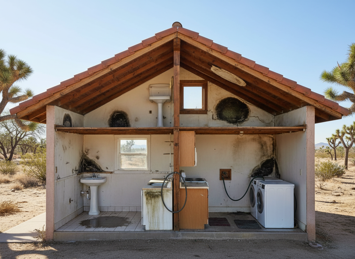 Common Plumbing Leak Spots That Lead to Mold in Pinon Hills Homes