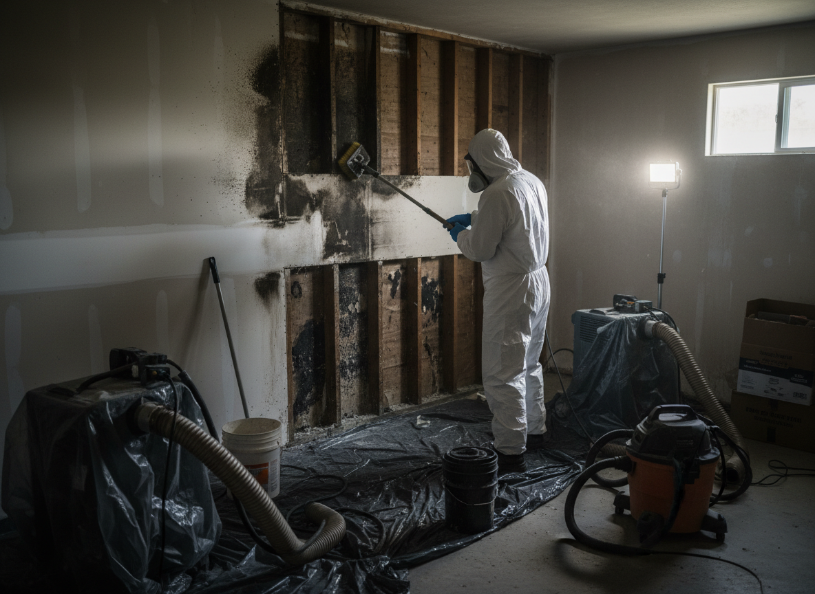 Water Damage Mold Remediation in Pinon Hills, CA